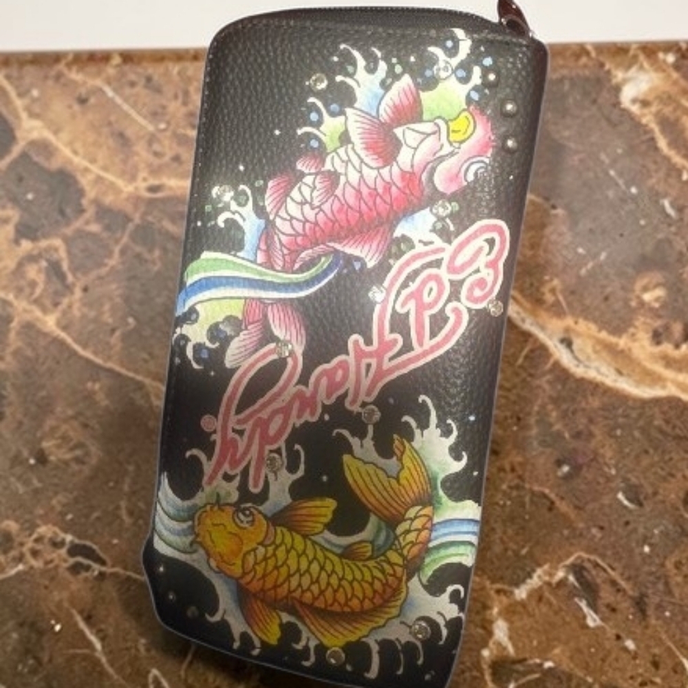 Colorful Ed HARDY Wallet